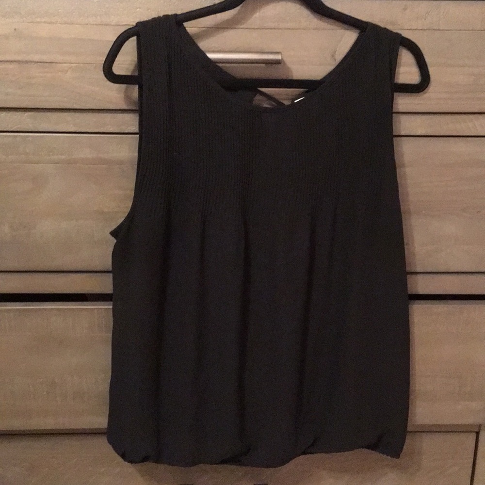 Max Studio black blouse size XL